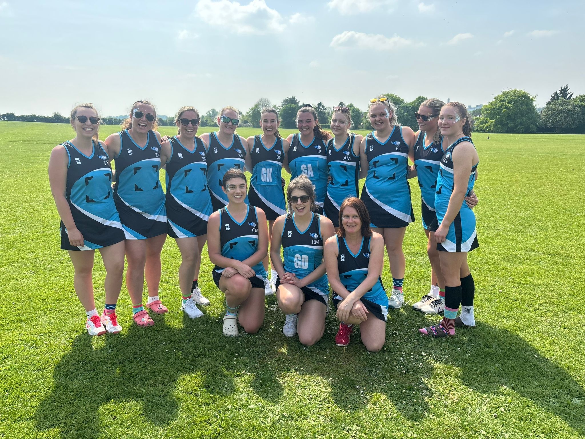 Team Showing Off Their Kit